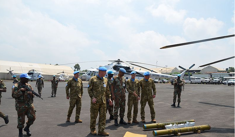 Ukrainian aviation unit. DR Congo.